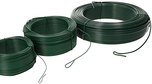 KOTARBAU® Rollo de Alambre de Acero plastificado con Acabado en Verde, Ø 1,00 mm - 100 m, Alambre de Atar Flexible para floristería o jardín, para Plantas trepadoras y hortalizas, Bricolaje - imagen 8