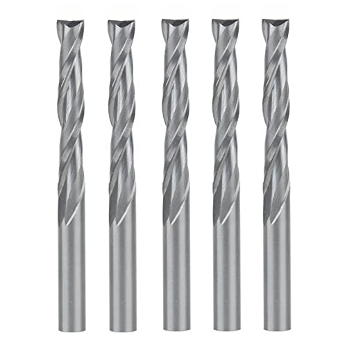 BERWENNY 5pcs/lot 4/22mm 2 Flutes Carbide Micro End Milling Cutters CNC Wood Engraving Tools Router Bit