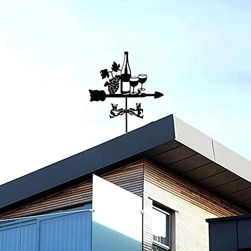 Veleta de viento para tejado e indicador de dirección exterior 6