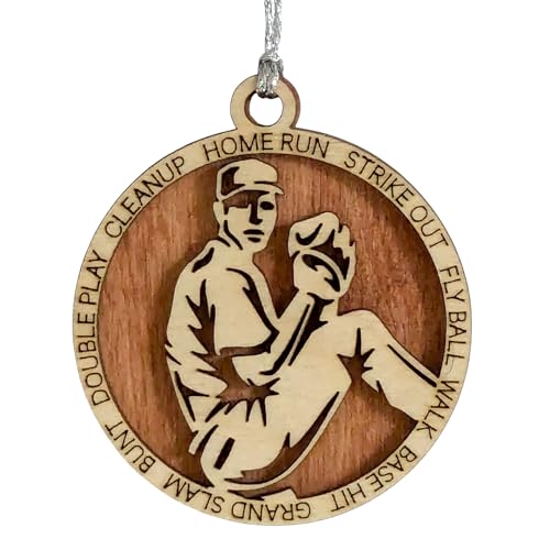 Custom 3" Laser Cut Handcrafted Wooden Christmas Ornament