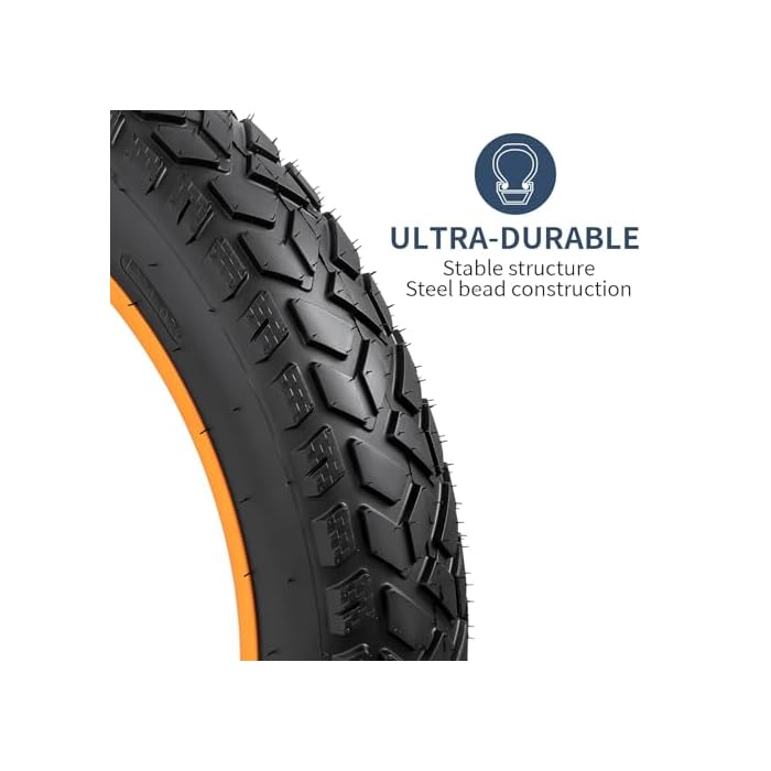 YunSCM 2-PCS 26" E-Bike Fat Tyres Heavy Duty Inner Tubes - Image 4