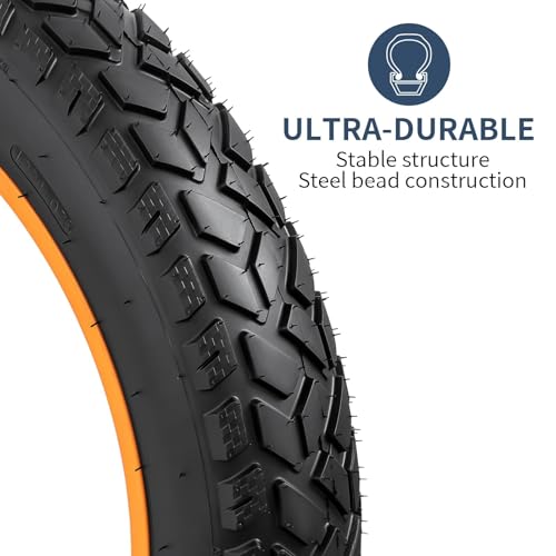 YunSCM 2-PCS 26" E-Bike Fat Tyres Heavy Duty Inner Tubes - Image 4