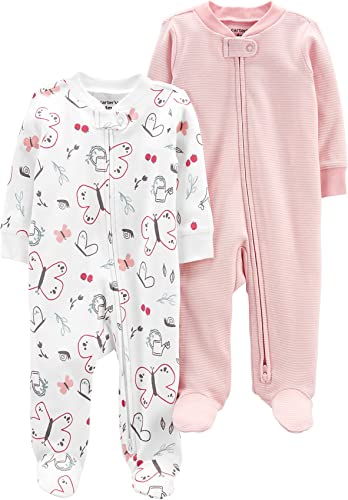 Image of Carter's 2-Pack Zip-Up Cotton Sleep & Plays (6 Months)