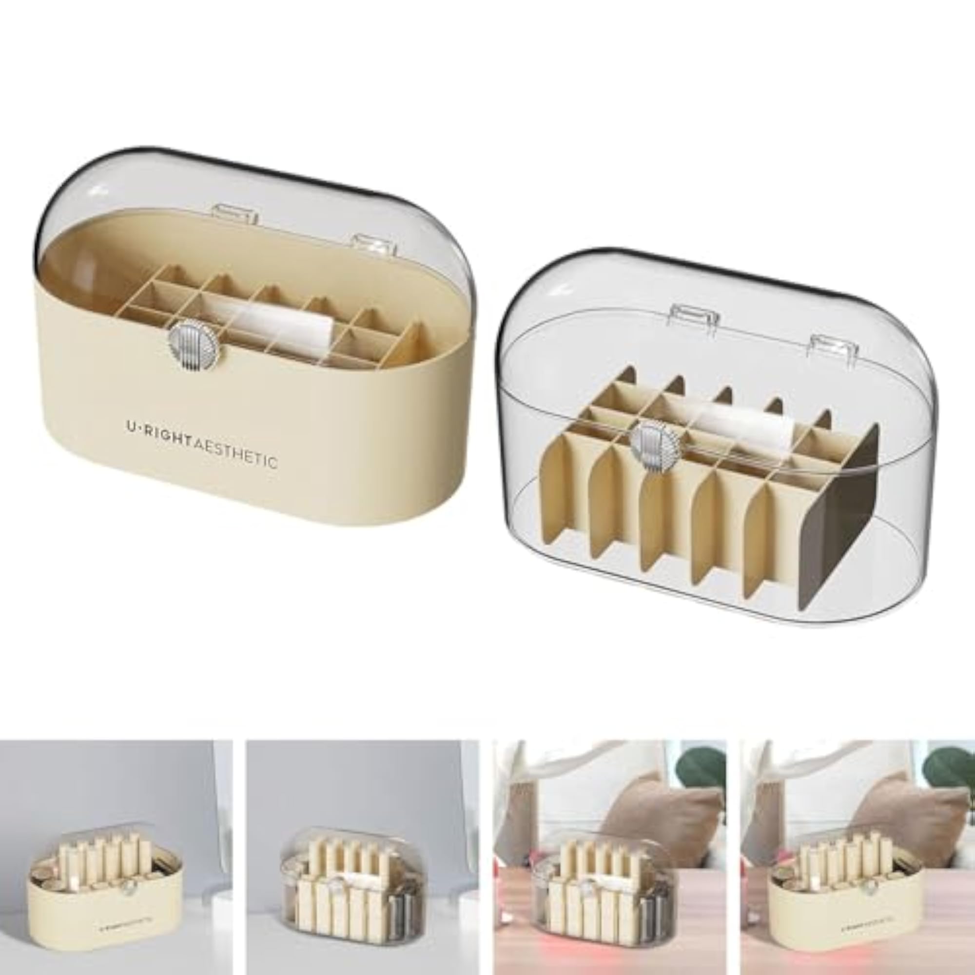 Multipurpose Makeup Storage Organizer for Countertop