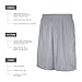Russell Athletic Men's Mesh Short with Pockets, Steel, Medium, 651AFM1