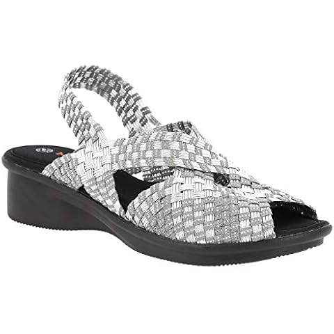 Bernie Mev - Brighten Kent Yael Silver Grey Size 6, silver, 7 UK Cover