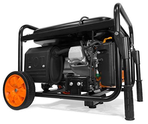 Wen 6000-Watt 120V/240V Generator, Rv-Ready With Portable Wheel Kit (Gn6000), Black #TOP1