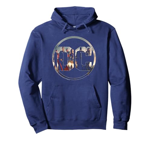 Image of Justice League Movie DC Comics Logo Pullover Hoodie