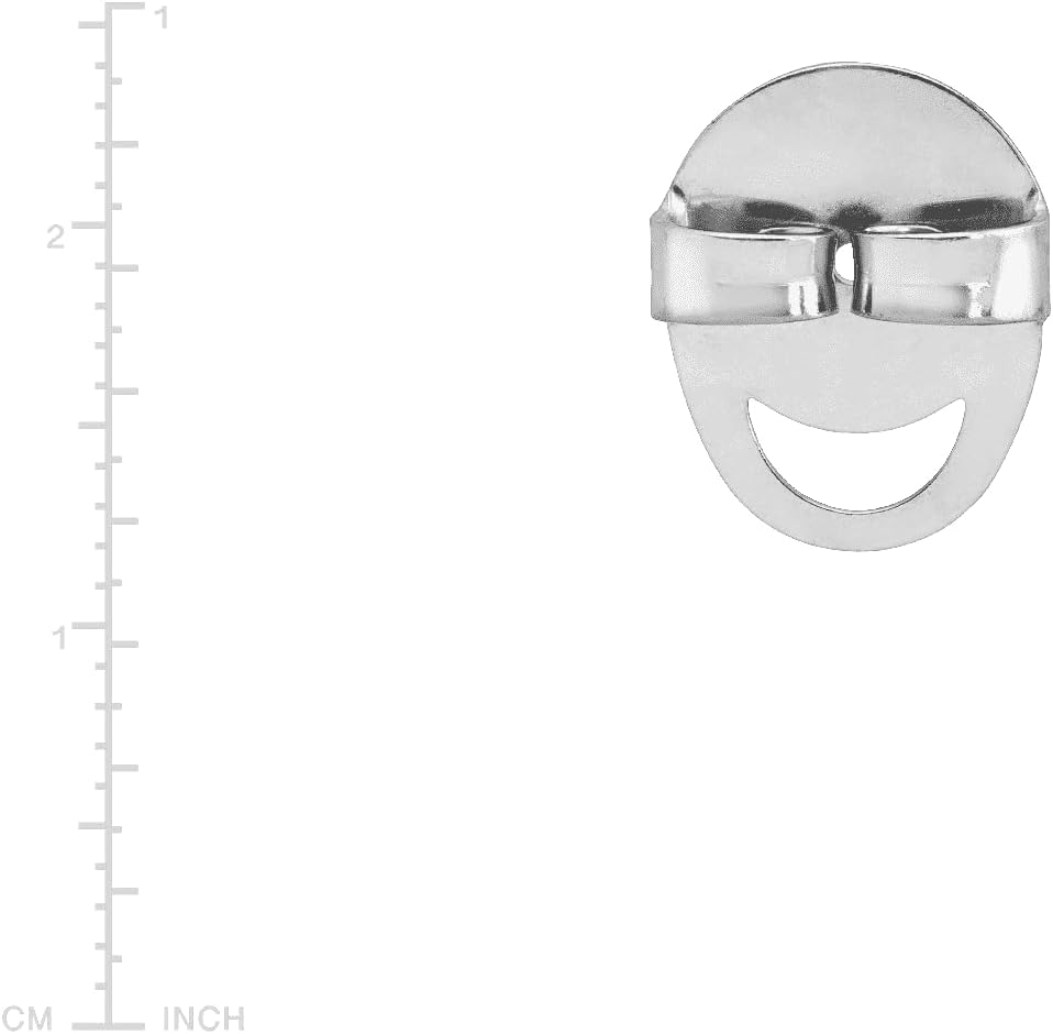 Silpada Flat Back Earring Set for Women, .925 Sterling Silver, Prevent Tipping Forward or Drooping from Heavy Earrings, 'Three Pair Happy Back'