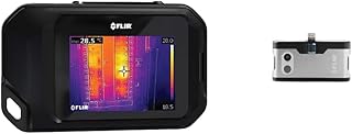 FLIR C3 Compact Thermal Imaging Camera with Wi-Fi - 72003-0303 & ONE Thermal Camera for iOS