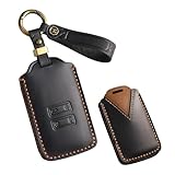 Anpassbar: Das Echtledermaterial enthält keine Kunststoffe oder Legierungen zur Formgebung und bildet daher keine wirksame Abschirmung. Dies gewährleistet eine reibungslose Signalübertragung und ermöglicht die Verwendung innerhalb der normalen Reichweite des Original-Autoschlüssels.