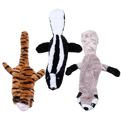 SEWOART 3 Piezas Juguete Molar de Felpa Juguete para Perro Zanahoria Juguetes para Cachorros Juguete de Cachorro tirón Perros Juguete de Peluche para Mascotas Suministros para Mascotas
