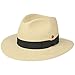 Produktbild Mayser Brown Menton Panamahut Herren - Made in The EU UV-Schutz Sonnenhut Sun mit Ripsband Frühling-Sommer - 56 cm Natur