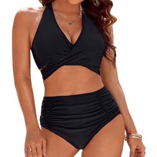BOHJPIS Bikini Damen Set Sexy Bademode High...