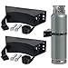 LrqzHsyl 2PCS Propane Tank Holder Propane Tank Mount Gas Cylinder Holder Durable ABS Gas Cylinder with Screws and Safety Chain Supported 4