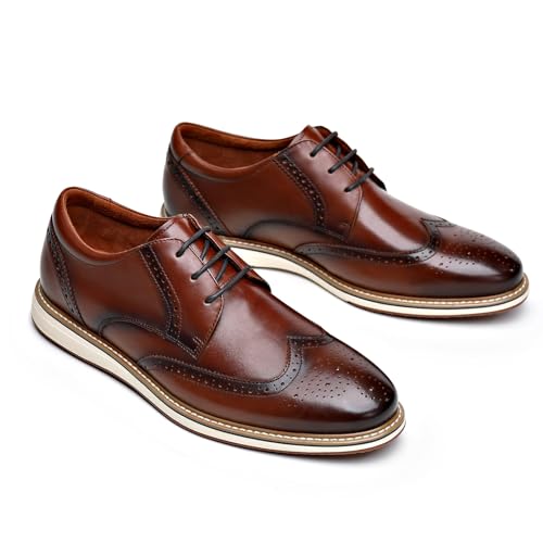 Men's Casual Dress Oxfords Shoes Business Formal Derby Sneakers2