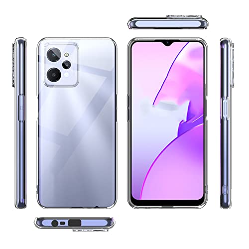 Image of Case Creation New Vivo Y15s Premium Imported 0.3mm Crystal Clear Totu Silicone Transparent Flexible Soft Corner Protection with TPU Slim Back Case Color Variation Cover for Vivo Y15s