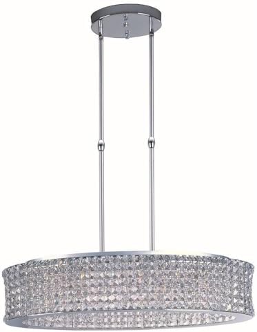 Maxim Vision-Fifteen Light Pendant in Crystal style-12 Inches Wide by 7.5 inches high