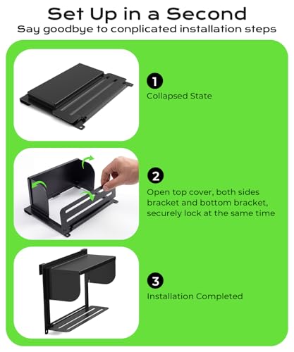 LC-dolida Foldable Phone Fence Mount w/ Sunshade - image 6