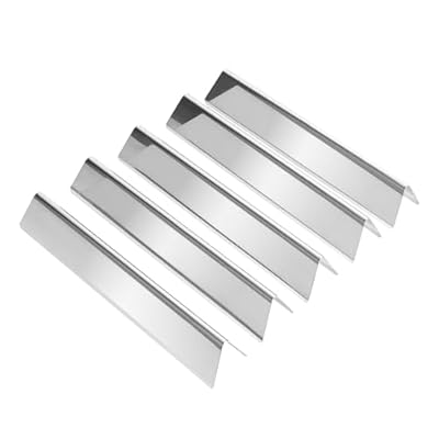 7636 Flavorizer Bars for Weber GS4 Spirit 2 Spirit I 300 Series Spirit E310 S310 E320 S320 Gas Grill with Front Control Knobs,Replacement Part for Weber 67046,5 Pack Stainless Steel Flavor Bars