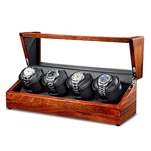 Remonte-pente pour montre automatique en bois et moteur silencieux avec 5 modes de rotation