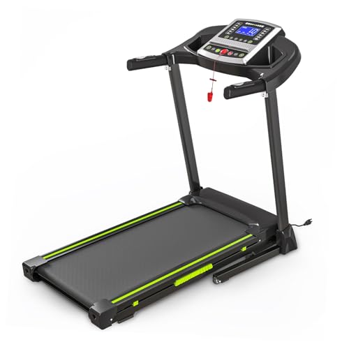 Image of Folding Treadmill, 3.5 4% Slope Portable Electric Running Machine for Small Spaces Apartments Offices