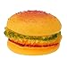 TOSSPER 1pc Chien Jouet Drôle Hamburger De Hamburger en Forme De Bricolage Mâcher Mâcher pour Petit Gros Chien Chat De Qualité Alimentaire en Silicone Joue Jouer À Mâcher