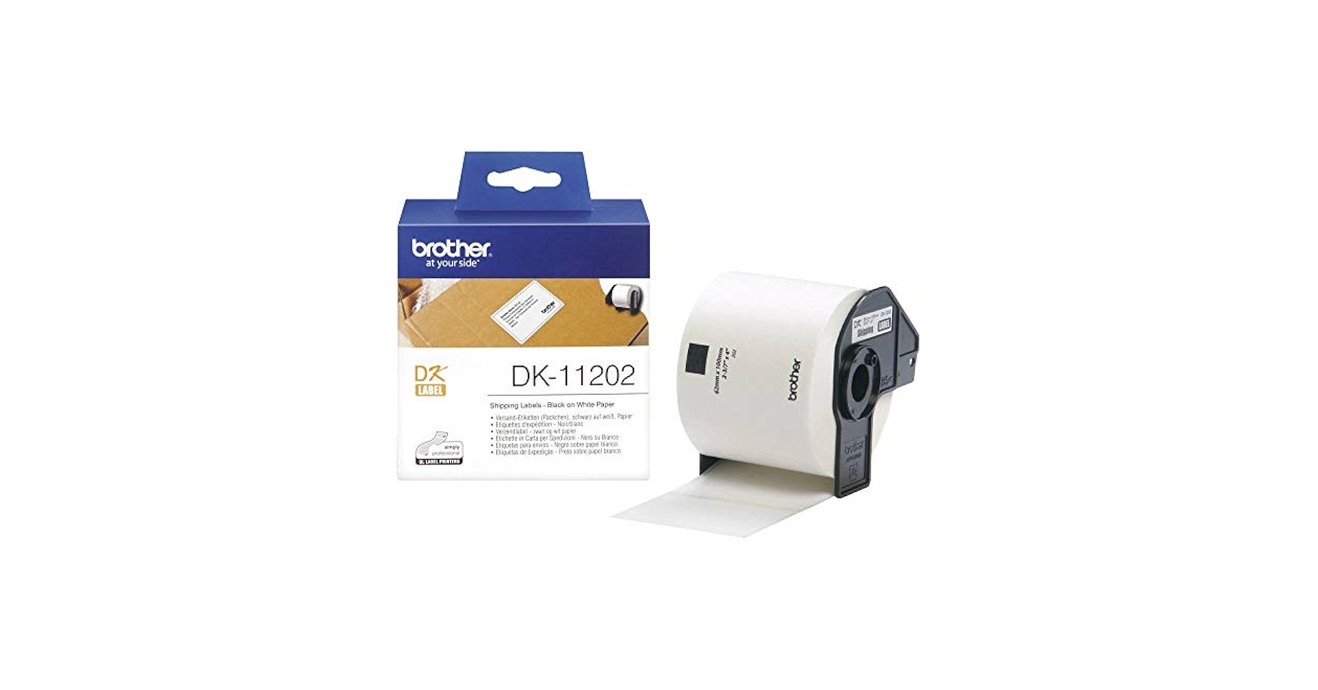 4個セット✨DK-11208 社外品Brother PK 連続紙ラベルロール DK-11208 | Genuine Label Supplies | Brother