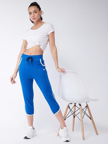 Image of Modeve Women Striped Cotton Blend Capri