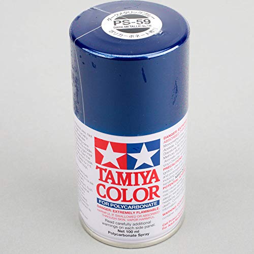 Preisvergleich Produktbild TAMIYA POLYCARBONAT SPRAY PS-59 DUNKEL BLAU MET