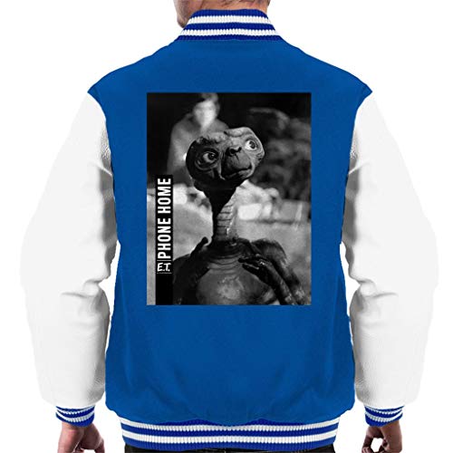Veste Varsity E.T. Phone Home pour homme style rétro de cinéma américain