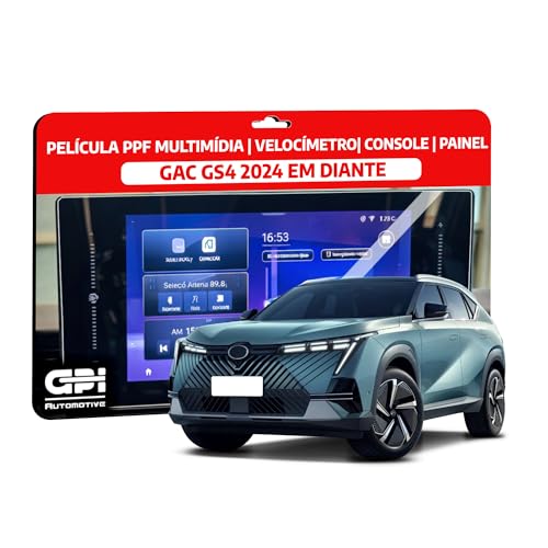 Película PPF GS4 2024 em diante – Kit Interior (Multimídia, Velocímetro, Console e Painel)