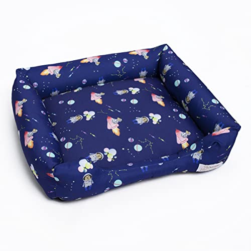 Cama para cachorro e gato porte medio Raças até 15 kg Lávavel com ziper Fundo Emborrachado Base Impe