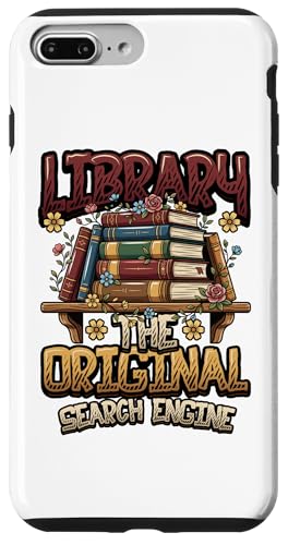 Carcasa para iPhone 7 Plus/8 Plus Biblioteca El Motor de búsqueda Original Bibliotecario Amante de los Libros