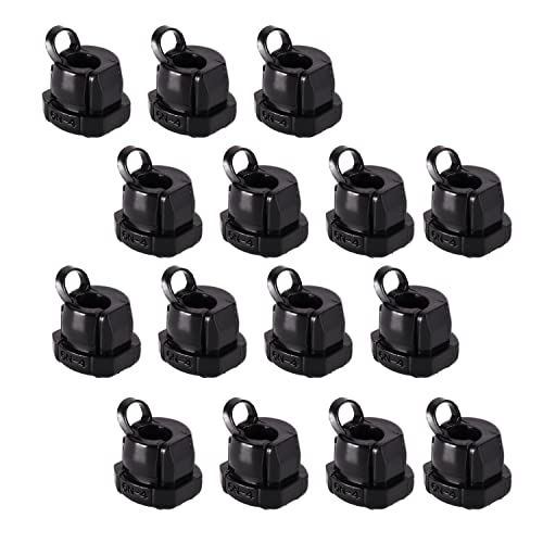 Aicosineg Plastic Strain Relief Bushing Cable Holder 6N-4 Power Cord Buckle clamp Wire Grommet Protective Cover Wiring Accessories 15pcs