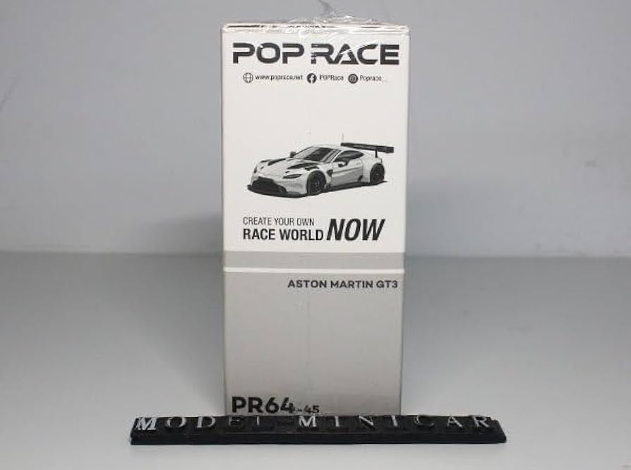 Amazon | 白 POPRACE 1/64 アストンマーティン Aston Martin Vantage
