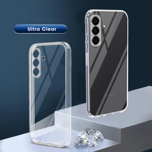 Image of Jkobi Silicone Back Cover Case for Samsung Galaxy A27 5G | Samsung Galaxy M47 5G (Clear Shockproof Case with Camera Protection | Soft and Flexible | Transparent)