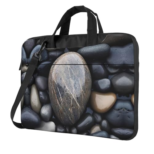 Bolso de hombro para laptop de 15.6 pulgadas Beach Stone con compartimento acolchado antishock