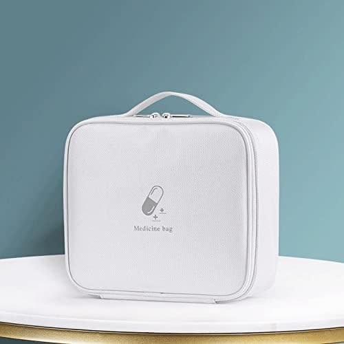 応急処置キット 応急処置キットホームメディックボックス携帯用医療大型薬キャビネット収納ケースホーム屋外 応急処置用品 (Color