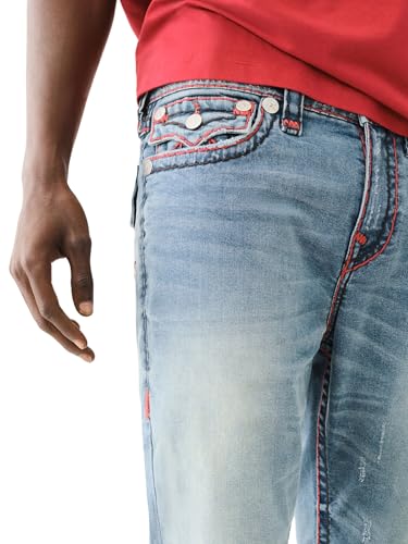 True Religion Men's Ricky Super T 1/2" Triple Logo4