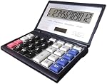Maizoon Solar Dual Power Calculator with 12-Digit Display Large Screen Folding Flip Cover Big Button Portable Computing Tool for Finance Business Office and School | Large Screen, Folding Flip Cover, Big Button, Portable Computing Tool, For Finance B
