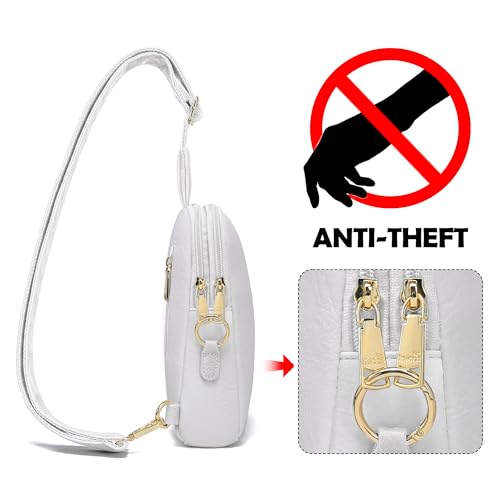 Image of INICAT Lightweight Small Crossbody Sling Bag for Women | Mini Travel Purse,Multi-pocket with Card Slots,Durable Vegan Leather,Everyday Carry