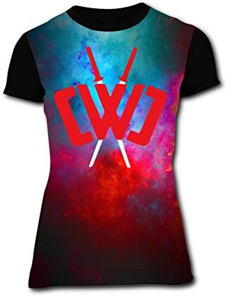 FAAVC Chad Wild Clay Short Sleeve Crewneck T Shirt Casual T-Shirt for Women Girls S