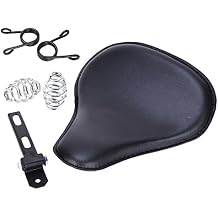 Motorcycle 13" Cushion Softail Spring Bracket Seat for Harley Suzuki Yamaha Bobber-Black