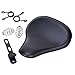 Motorcycle 13" Cushion Softail Spring Bracket Seat for Harley Suzuki Yamaha Honda Bobber-Black