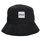 Lonsdale Herren Einfarbig Bucket Eimerhut Schwarz Einheitsgröße