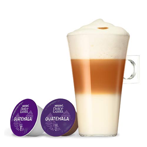 NESCAFÉ Dolce Gusto Guatemala Latte Macchiato Milch- \u0026 Kaffeekapseln (100%  biologischer Anbau, Bio-Kaffee vereint mit Bio-Vollmilch, 18 Portionen),  3er Pack (3 x 12 Kapseln) : Amazon.de: Lebensmittel \u0026 Getränke