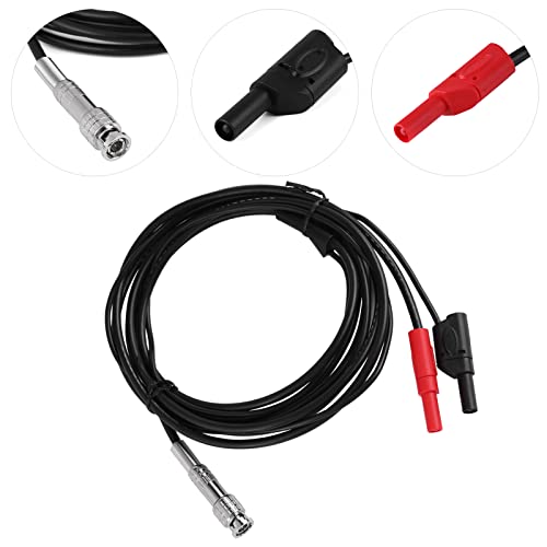 Image of HT30A 3M Cable Test Line, Oscilloscope Line Heavy Duty Auto Test Line, BNC to Banana Head Adapter Cable for Assisting Automobile Measurement