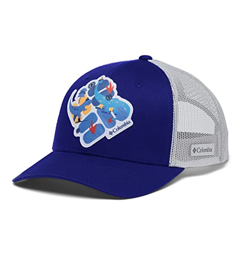Columbia Youth Unisex Snap Back, Collegiate Navy/Columbia Grey/Skiasaur, One Size
