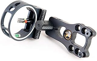 TOPOINT ARCHERY 3 Pin Bow Sight - Fiber, Brass Pin, Aluminum Machined